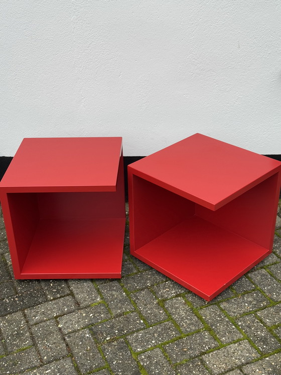 Image 1 of Juego de 4 mesas o estanterías modulares