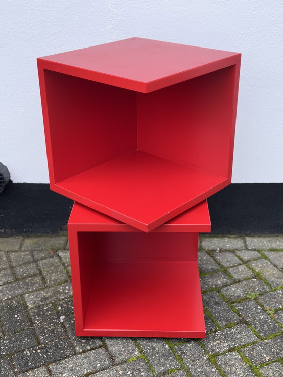 Image 1 of Juego de 4 mesas o estanterías modulares