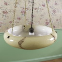 Grande lampe à écailles Art Déco