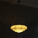 Grande lampe à écailles Art Déco