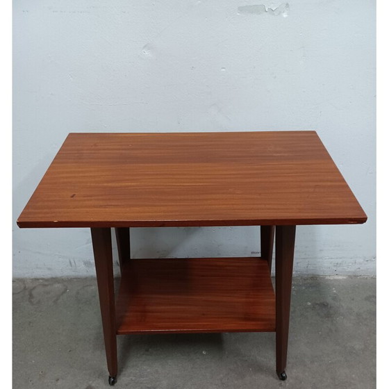 Image 1 of Vintage wood serving trolley