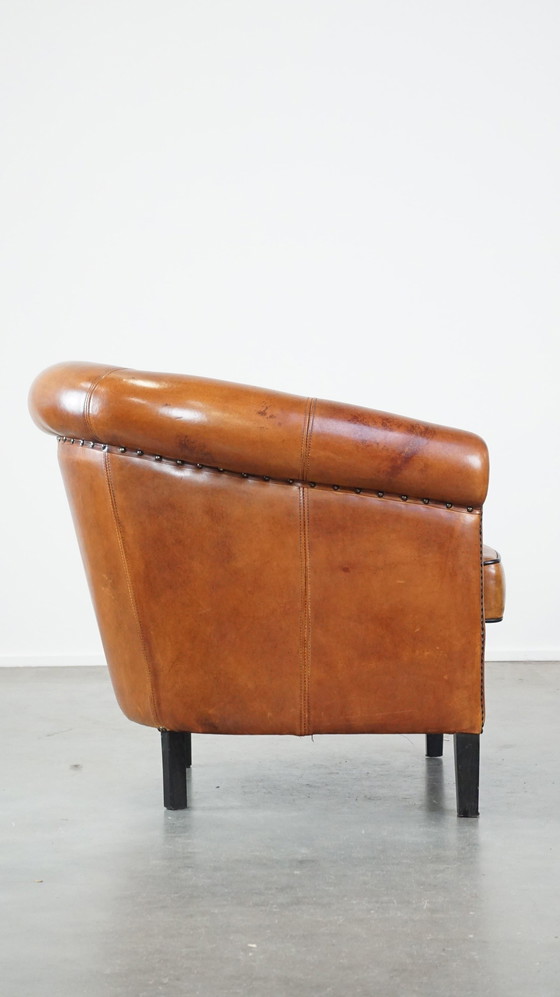 Image 1 of Sheep leather club chair