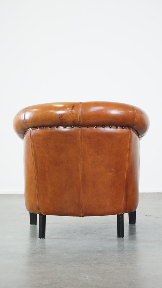 Image 1 of Sheep leather club chair