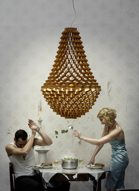 Image 1 of Jspr Crown Chandelier Medium