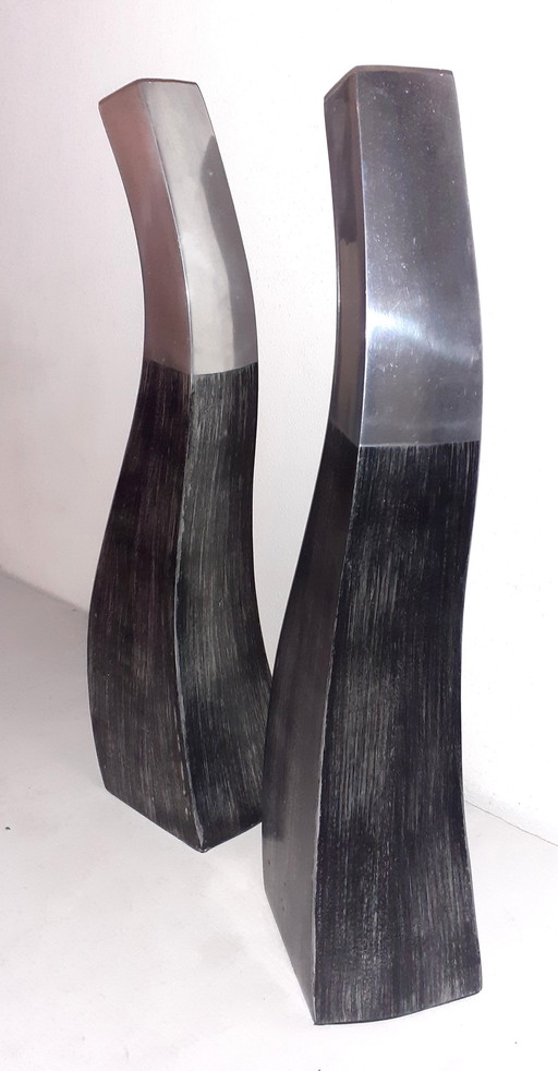 2X Artra Design Model Wave Vases (High Model)