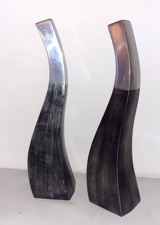 2X Artra Design Model Wave Vases (High Model)