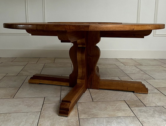 Image 1 of Wooden round dining table