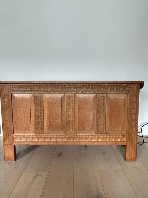 Oak Blanket Box