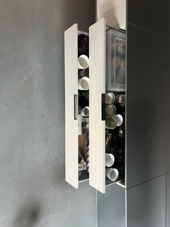 Image 1 of Mdf Italia System With Shelves And Drawers