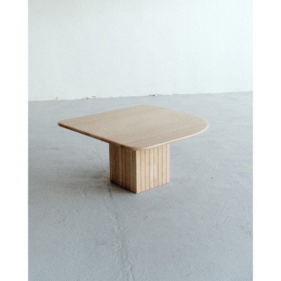 Image 1 of Vintage travertine coffee table, 1986