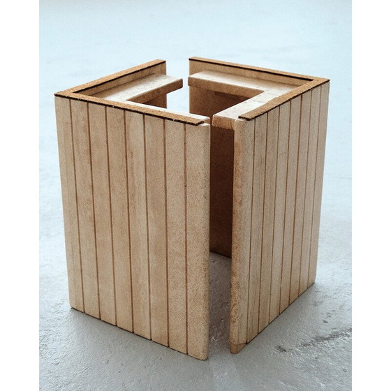 Image 1 of Vintage travertine coffee table, 1986