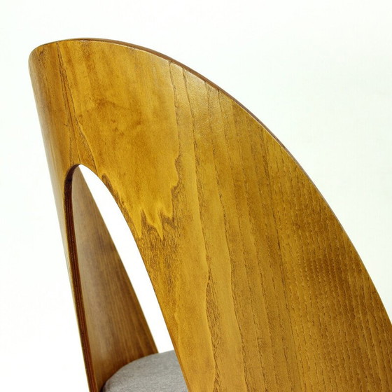 Image 1 of Set of 4 vintage oak and fabric chairs by Antonin Šuman for Tatra, 1960