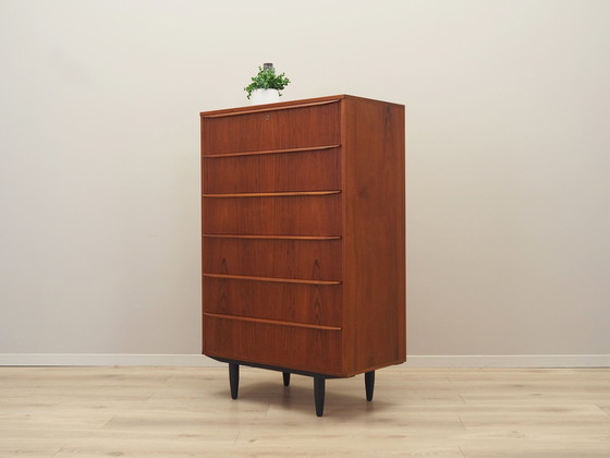 Image 1 of Teak Chest Of Drawers, Danish Design, 1970S, Production: Denmark