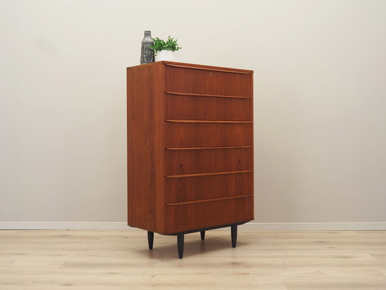 Image 1 of Teak Chest Of Drawers, Danish Design, 1970S, Production: Denmark