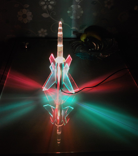 Image 1 of Custom made Rocket lamp