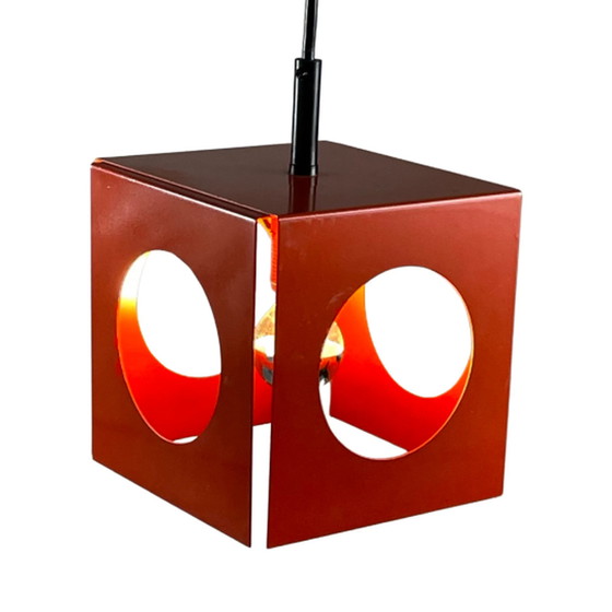 Image 1 of Space age Design/Pop Art Cube shaped pendant