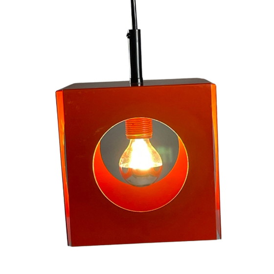 Image 1 of Space age Design/Pop Art Cube shaped pendant