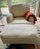 2 fauteuils Parker Knoll + Hocker