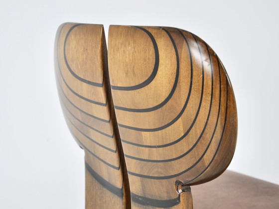 Image 1 of 4x Maxalto Africa dining chairs by Afra & Tobia Scarpa