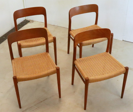 Image 1 of 4x Niels O Möller model 77 dining room chairs