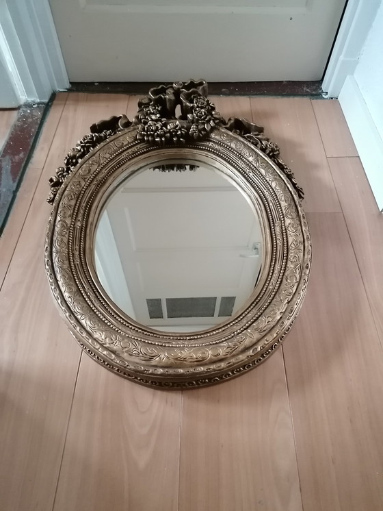 Image 1 of Barok gold mirror extra large