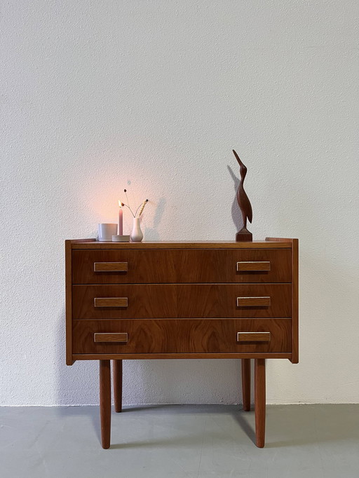 Danish teak chest of drawers