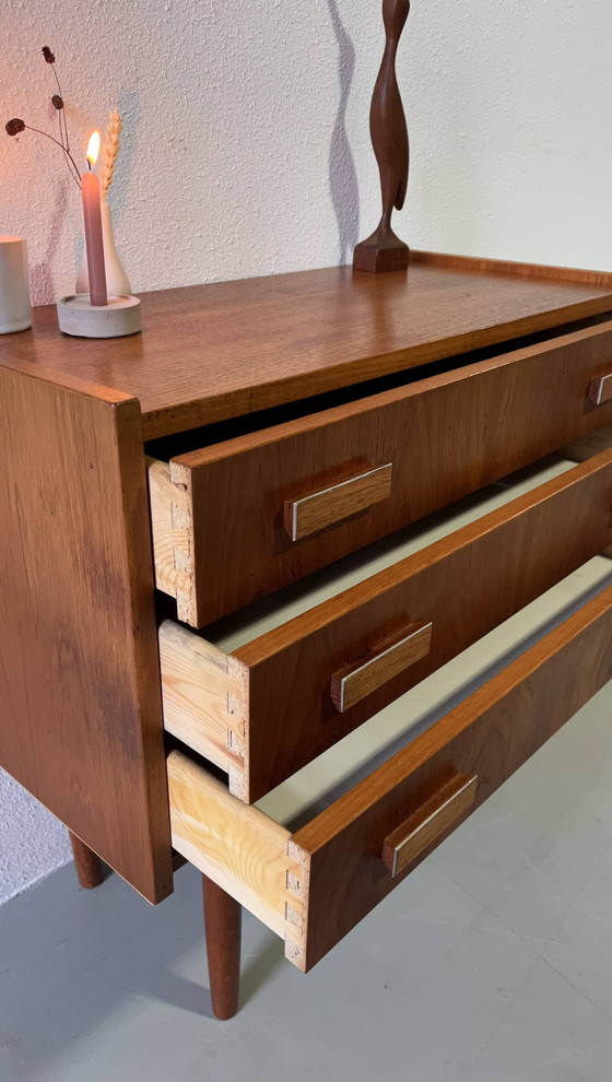 Image 1 of Danish teak chest of drawers