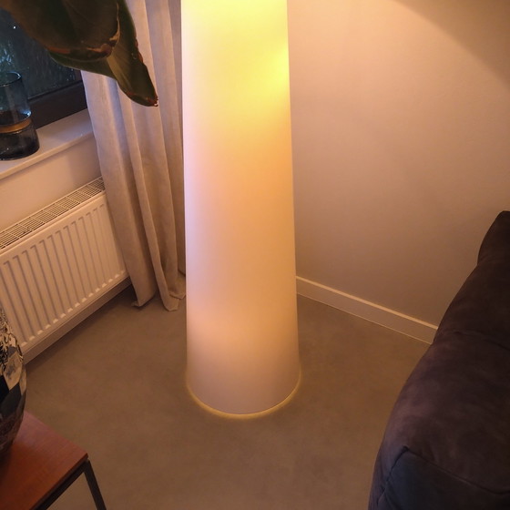 Image 1 of Modern white floor lamp