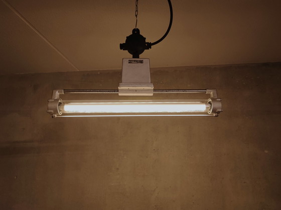 Image 1 of Industrial hanging lamp from the 1940s