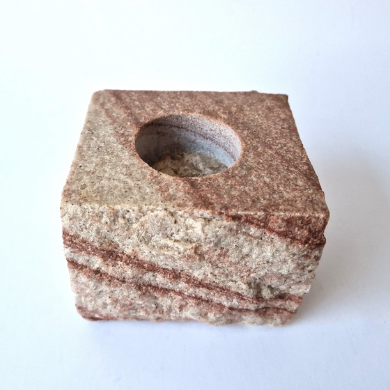 Image 1 of Wasa Stone Quartzite Candlestick