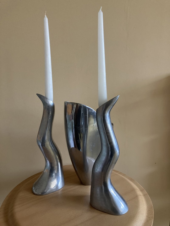 Image 1 of 2x Anna Efverlund Anatomi candlesticks