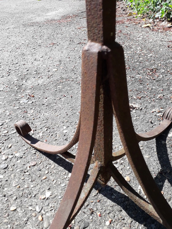 Image 1 of Wrought iron candlestick 172 cm high, 12 candles