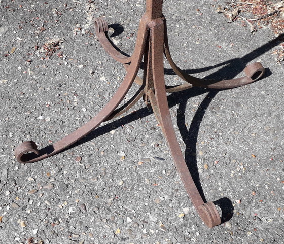 Image 1 of Wrought iron candlestick 172 cm high, 12 candles