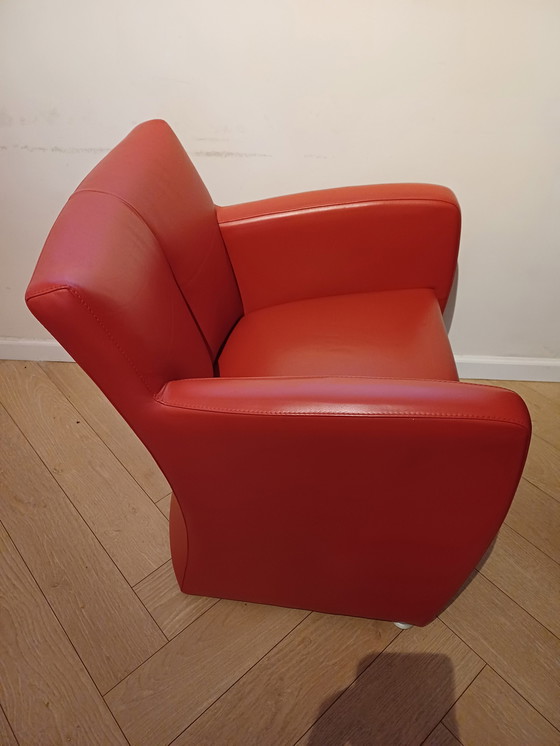 Image 1 of 2x Leolux Kilenge armchairs