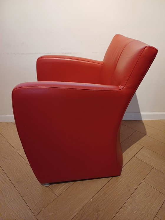 Image 1 of 2x Leolux Kilenge armchairs