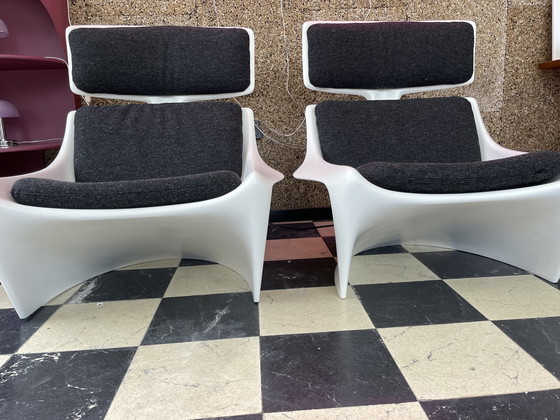 Image 1 of 2x Stone Ostergaard chairs