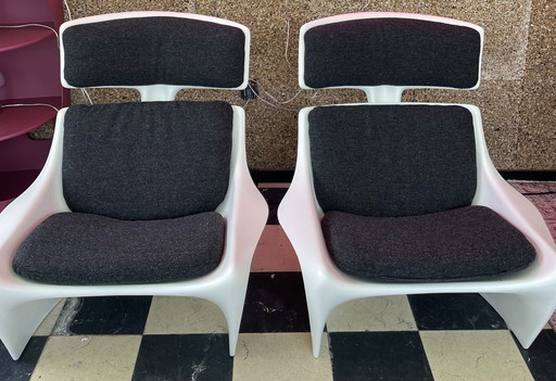 2x Stone Ostergaard chairs