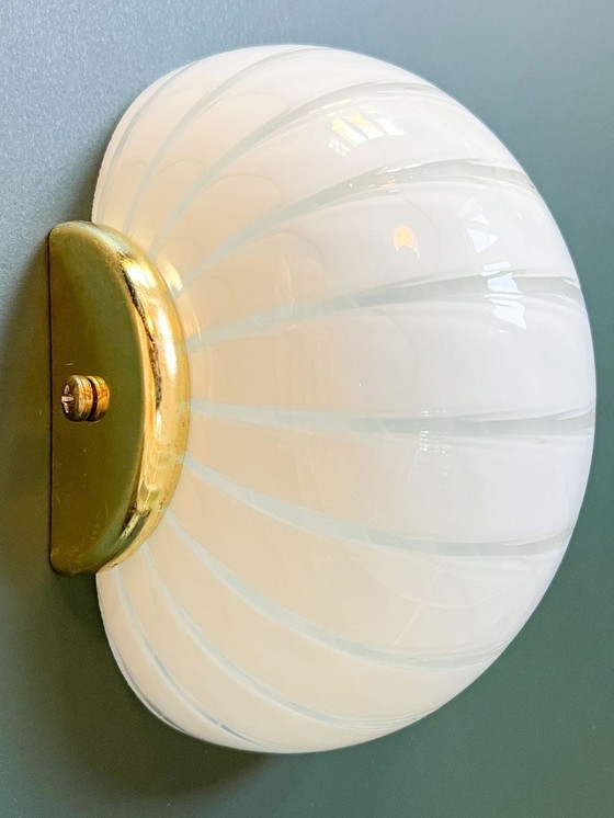 Image 1 of Murano swirl wall lamp