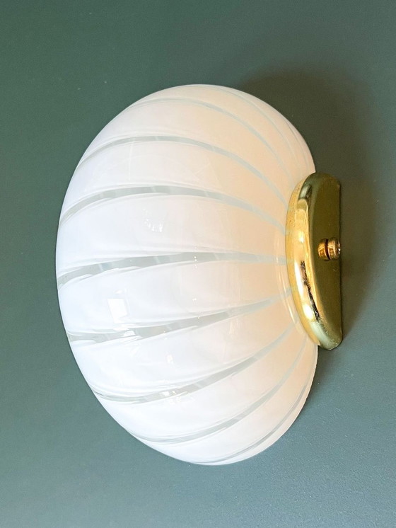 Image 1 of Murano swirl wall lamp