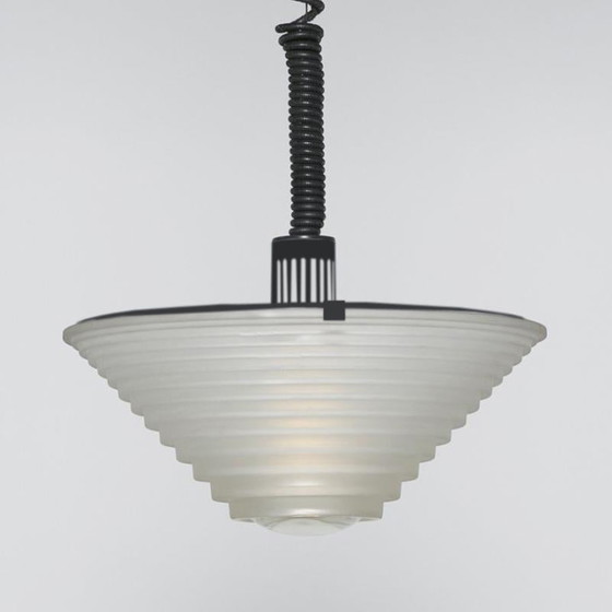 Image 1 of 1970s Artemide “Egina 38” Pendant Lamp by Angelo Mangiarotti. Made in Italy