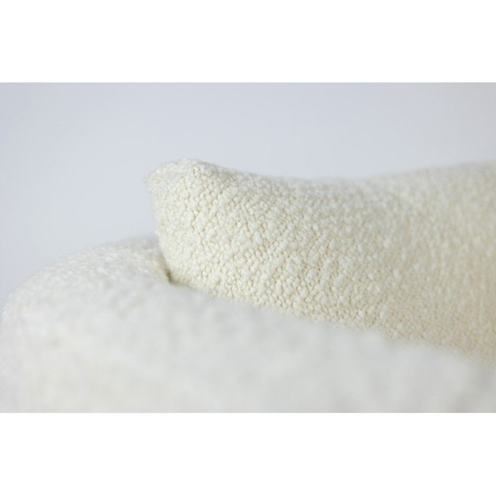 Image 1 of Pair of vintage "bean" armchairs in blond beech, Italy