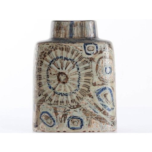 Vintage vase "Sunflower" by Nils Thorsson for Royal Copenhagen - 1970s