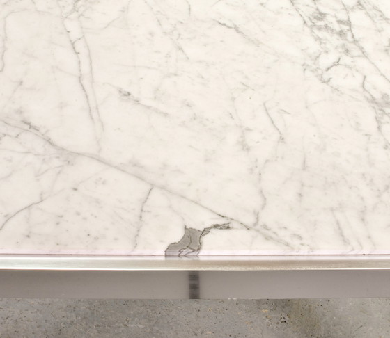 Image 1 of Kho Liang Ie for Artifort dining table made of marble and aluminum