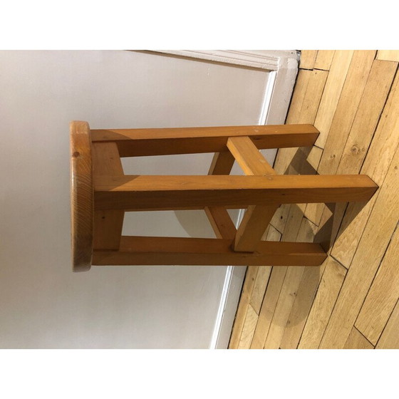 Image 1 of Vintage Brutalist stool 1970s