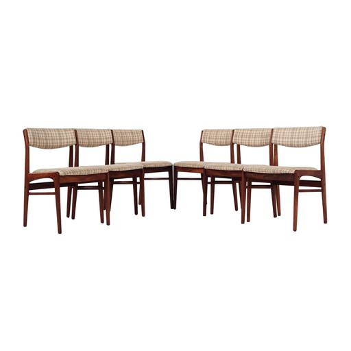 Set Of Six Rosewood Chairs, Danish Design, 1970S, Manufacture: Thorsø Møbelfabrik