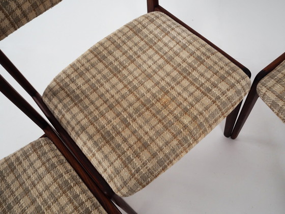 Image 1 of Set Of Six Rosewood Chairs, Danish Design, 1970S, Manufacture: Thorsø Møbelfabrik