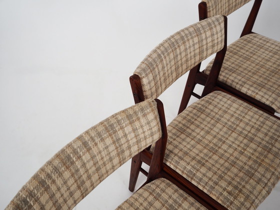 Image 1 of Set Of Six Rosewood Chairs, Danish Design, 1970S, Manufacture: Thorsø Møbelfabrik