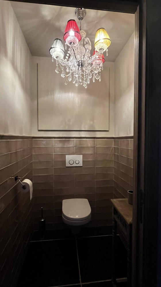 Image 1 of Crystal Chandelier With 5 Lights