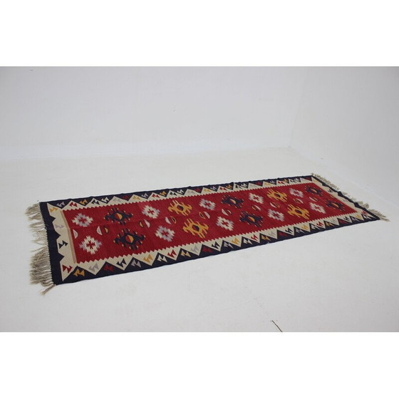 Image 1 of Tappeto Kilim vintage in lana, Cecoslovacchia 1960