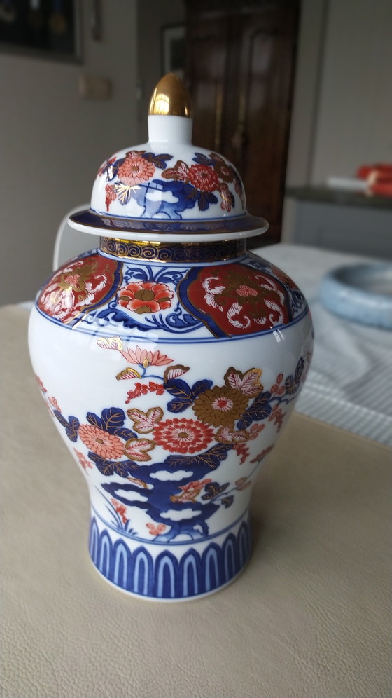 Image 1 of Imari Vase With Lid